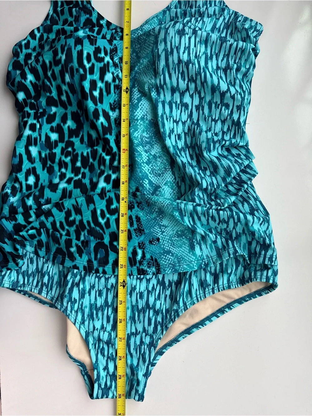 Kim Gravel x Swimsuits NWT For All Sarong Front Suit Sz 14